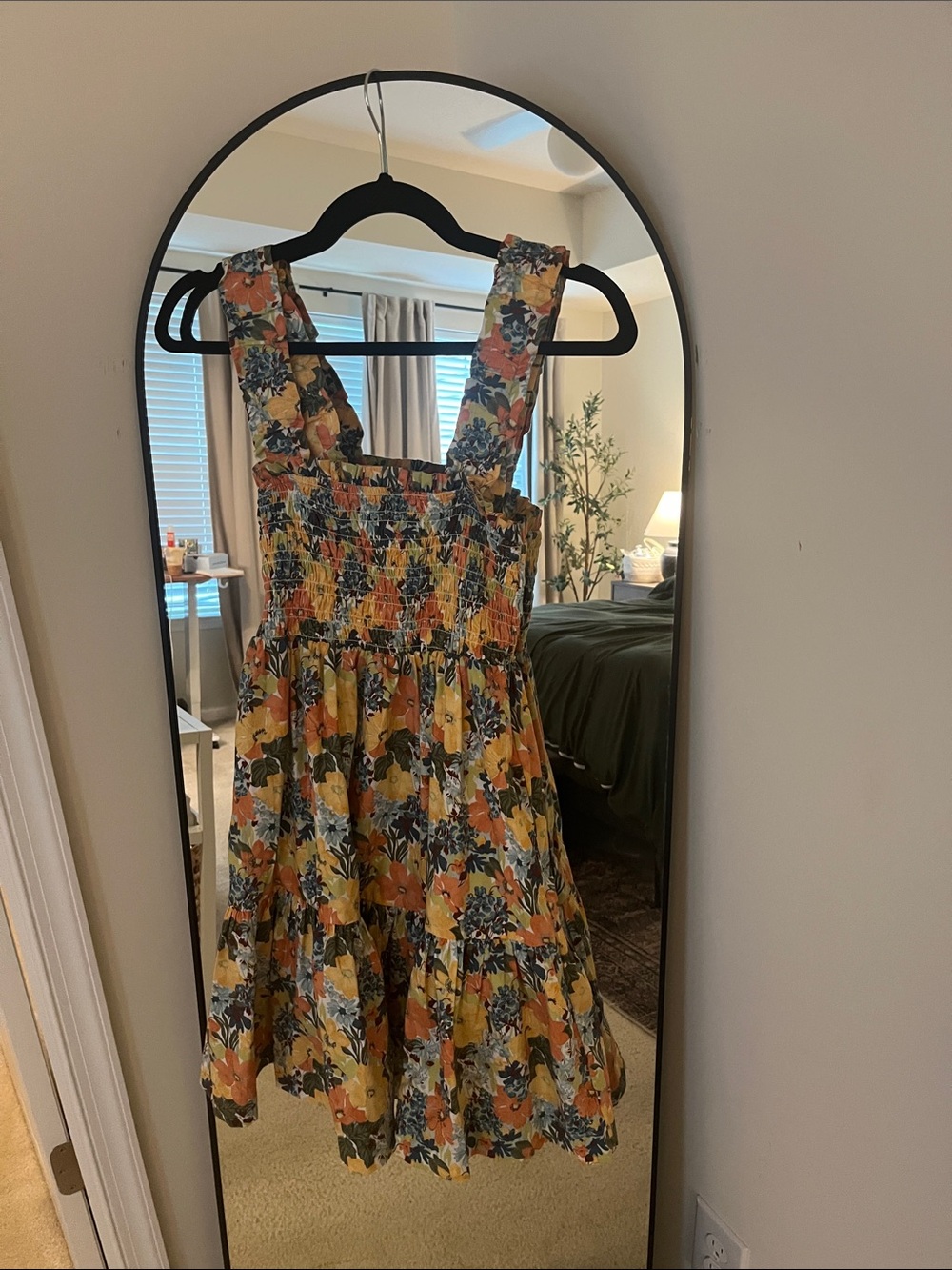 Abercrombie Floral Smocked Sundress - Yellow & Orange